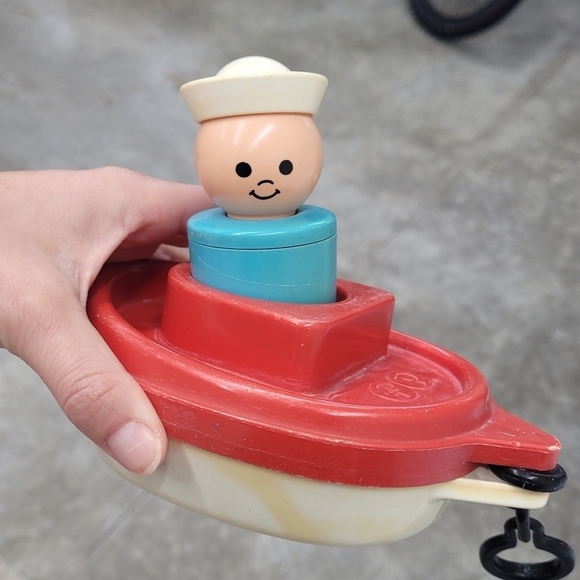 Fisher-Price Other - Fisher-Price Vintage 1978 Tug Boat Bath Toy